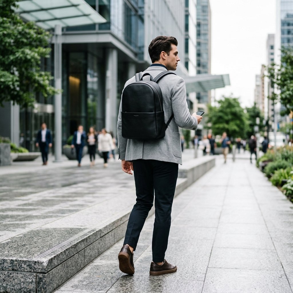 Premium leather backpacks by Lighter — carry functionally